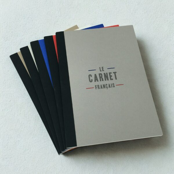Carnet Orion agrafé avec finition toilé – carnet toilé écoresponsable fabriqué en France