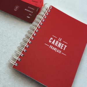 carnet francais inspiro rouge