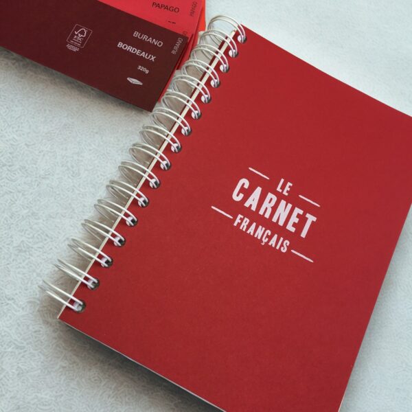 carnet francais inspiro rouge