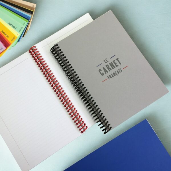 carnets à spirales fabriqués en France en matières recyclées