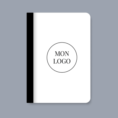 mockup carnet toilé