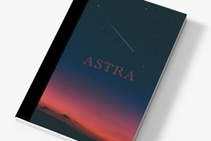 carnet personnalisable toile agrafée astra