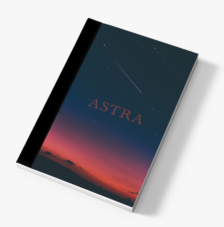 carnet personnalisable toile agrafée astra