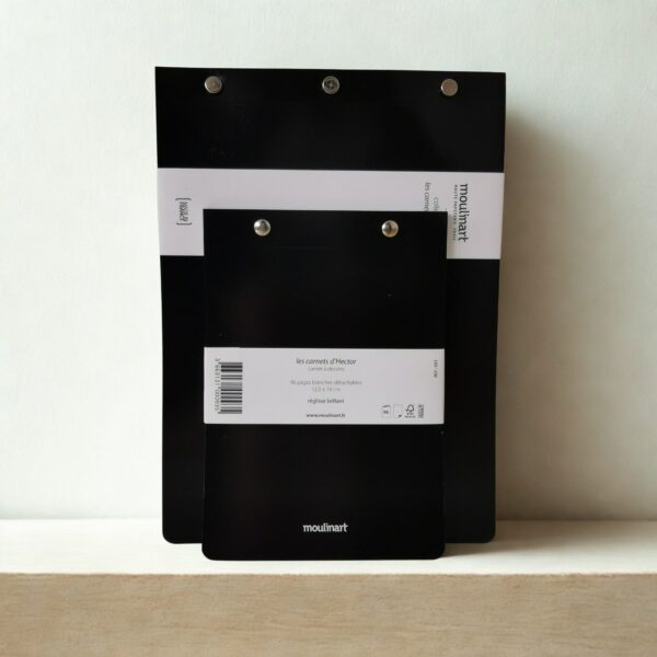 Carnets pour dessiner Les Carnets d’Hector grand et petit formats avec reliure rivet, fabriqués en France