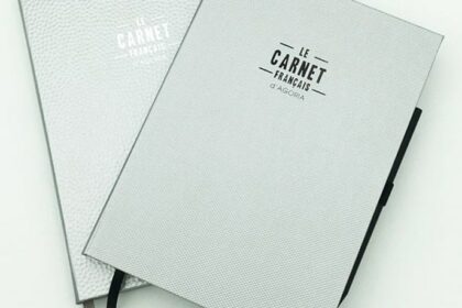 carnets argents effet 3d