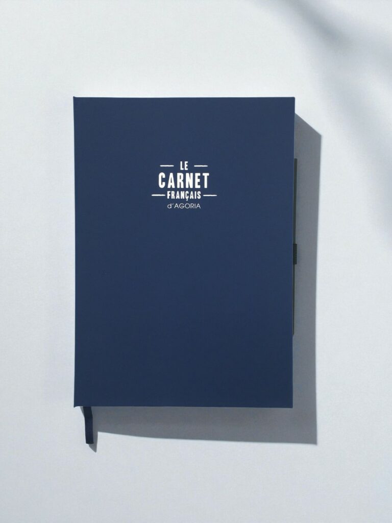 Carnet français Kobalt bleu cobalt A5 à couverture rigide