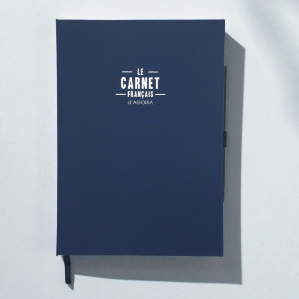 Carnet français Kobalt bleu cobalt A5 à couverture rigide