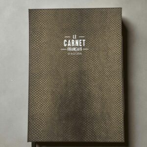 carnet naja couverture or antique