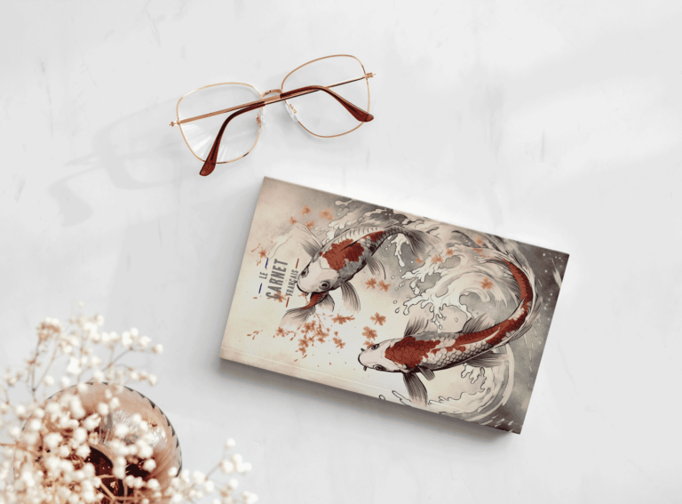 carnets à personnaliser carpes koi