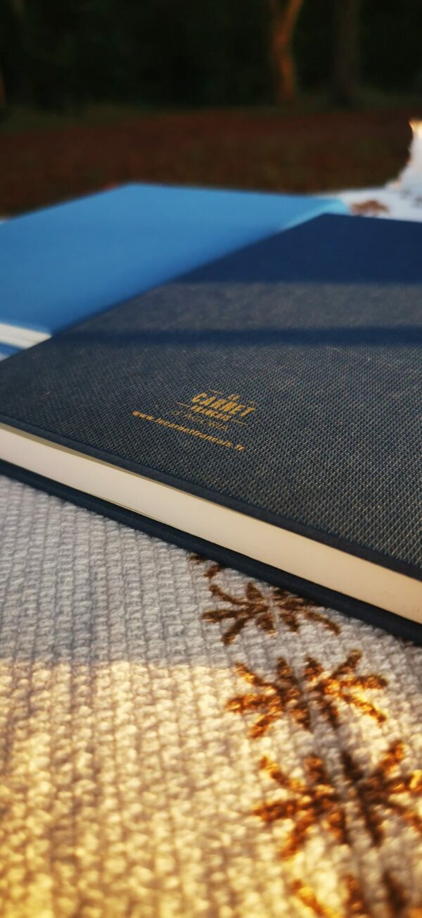 carnet horizon nuances de bleu parc Le Carnet Français