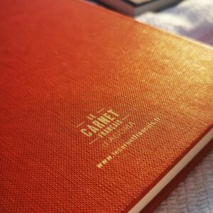 carnet horizon rouge et bleu parc marque Le Carnet Français